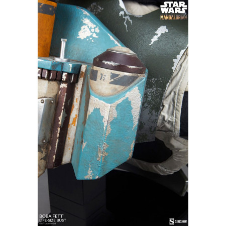 Star Wars The Mandalorian bustaa v životnej veľkosti Boba Fett 81 cm